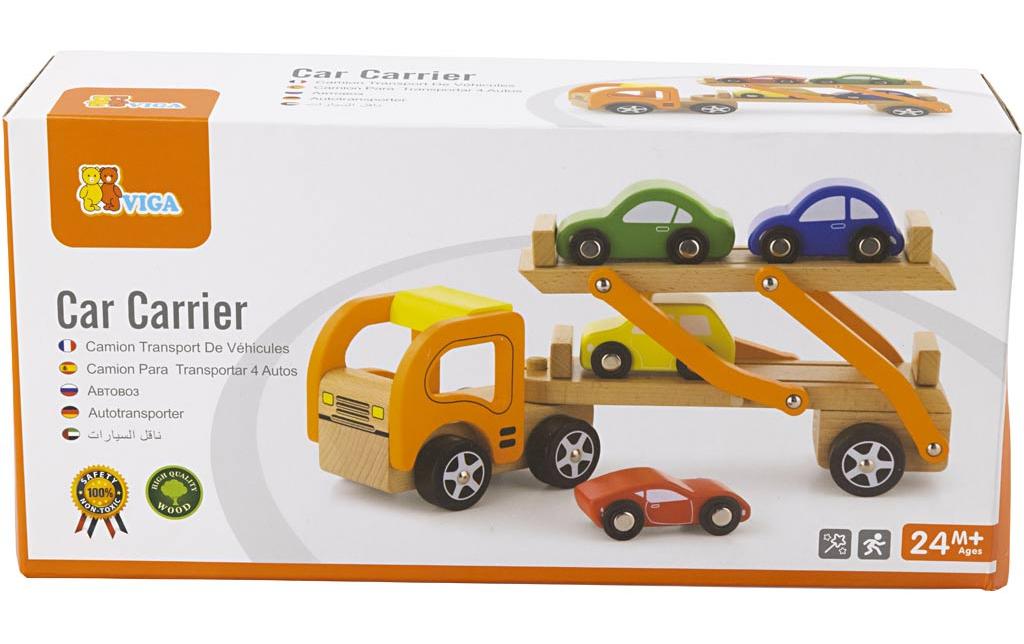Viga Spielzeugfahrzeug Autotransporter