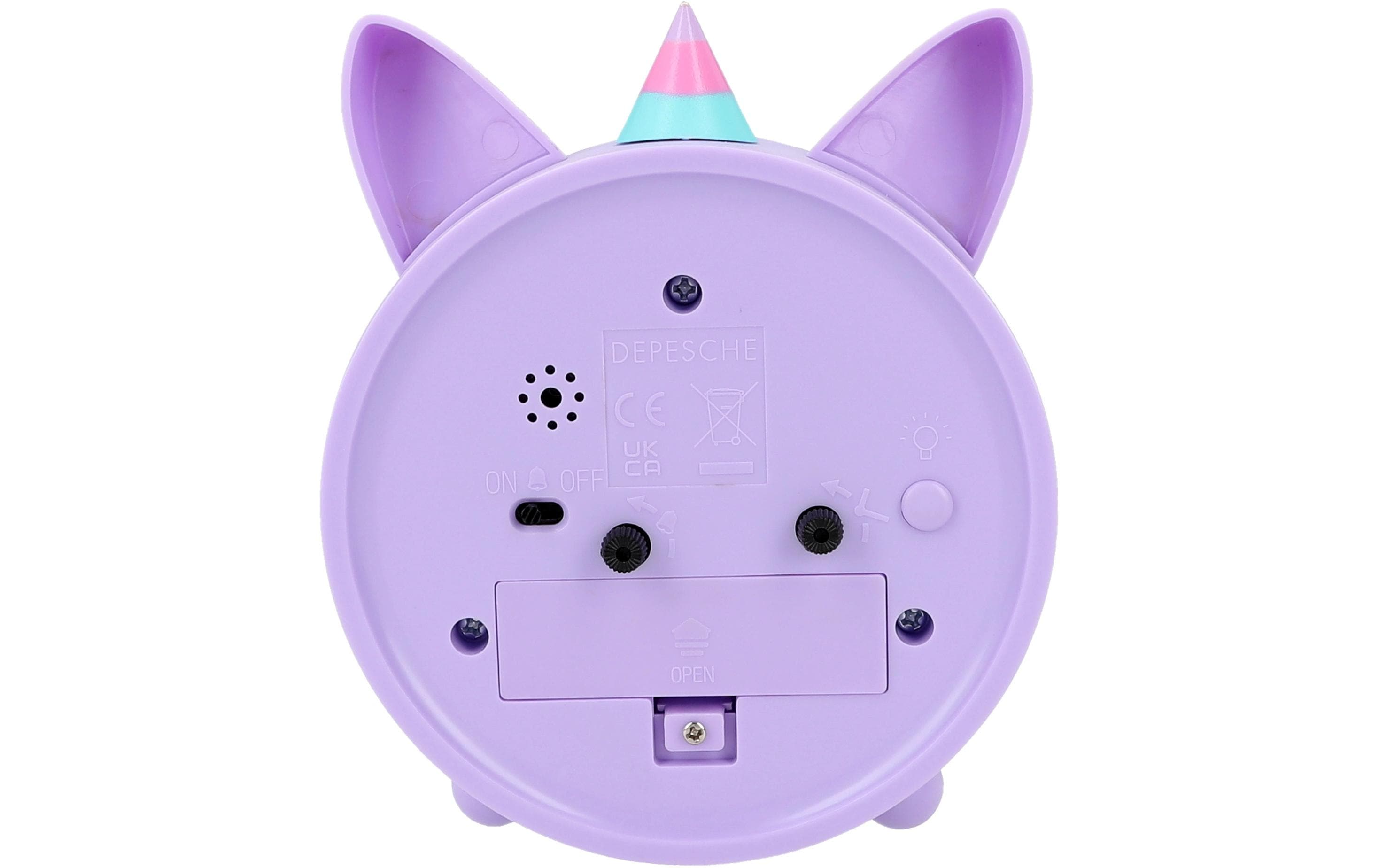 Depesche Wecker Einhorn Ylvi Violett