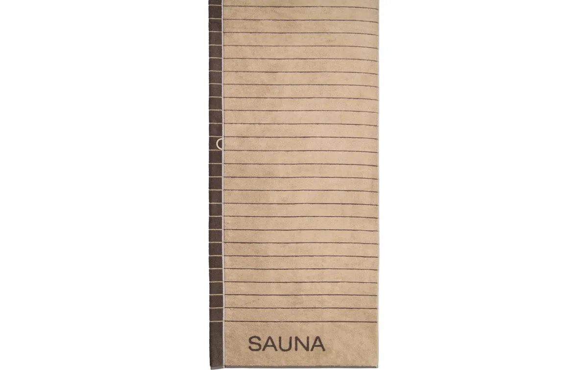 Cawö Saunatuch Balance Doubleface 80 x 200 cm, Sand Cawö Saunatuch Balance Doubleface 80 x 200 cm, Sand
