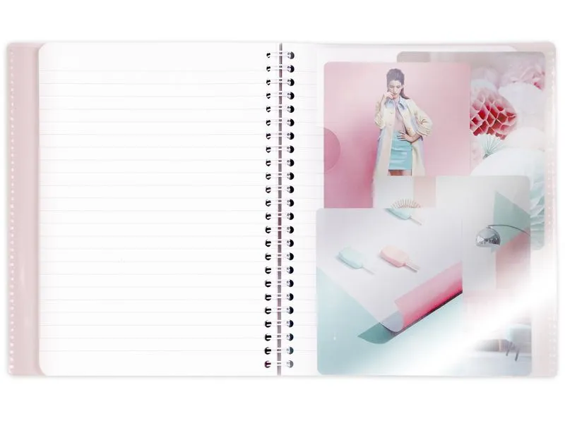 Clairefontaine Notizbuch Blush A4, liniert, Eisblau Clairefontaine Notizbuch Blush A4, liniert, Eisblau