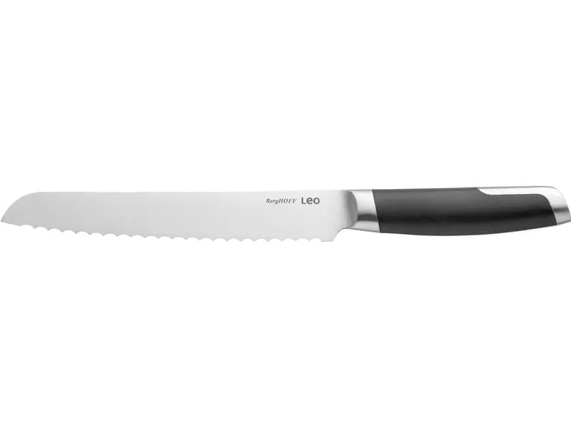 BergHOFF Brotmesser Leo Graphite 20 cm, Schwarz/Silber BergHOFF Brotmesser Leo Graphite 20 cm, Schwarz/Silber