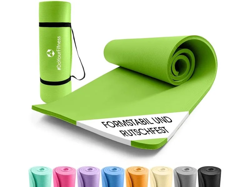 World Fitness Fitnessmatte Ashanti 190 cm x 100 cm, Grün World Fitness Fitnessmatte Ashanti 190 cm x 100 cm, Grün
