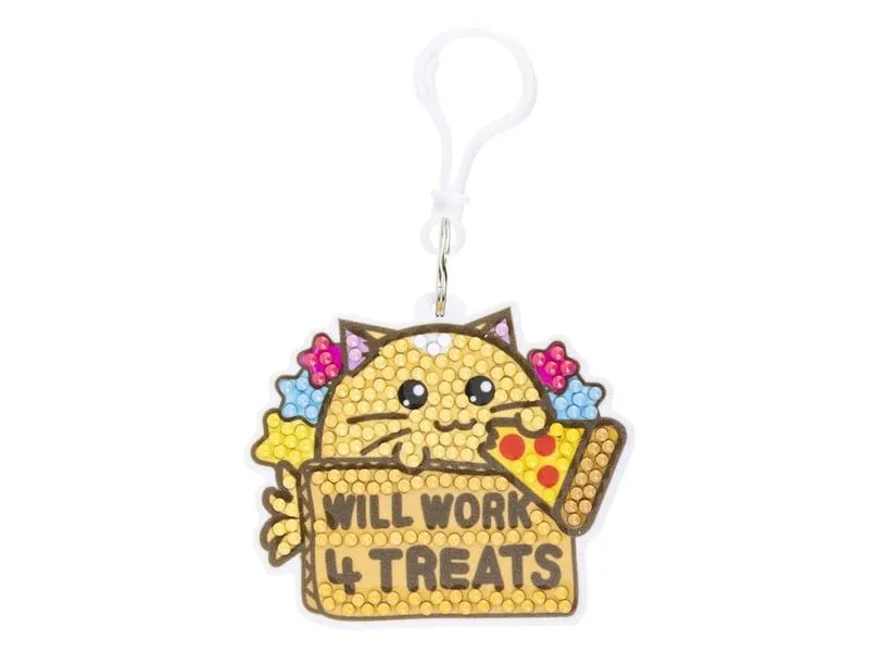 CRAFT Buddy Will Work 4 Treats Crystal Art Bastelset mehrfarbig CRAFT Buddy Will Work 4 Treats Crystal Art Bastelset mehrfarbig