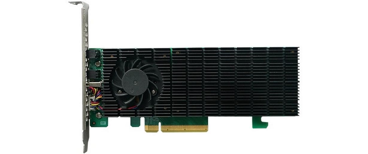 Highpoint RAID-Controller SSD6202A PCI-Ex8v3 - 2x M.2 NVMe, bootfähig Highpoint RAID-Controller SSD6202A PCI-Ex8v3 - 2x M.2 NVMe, bootfähig