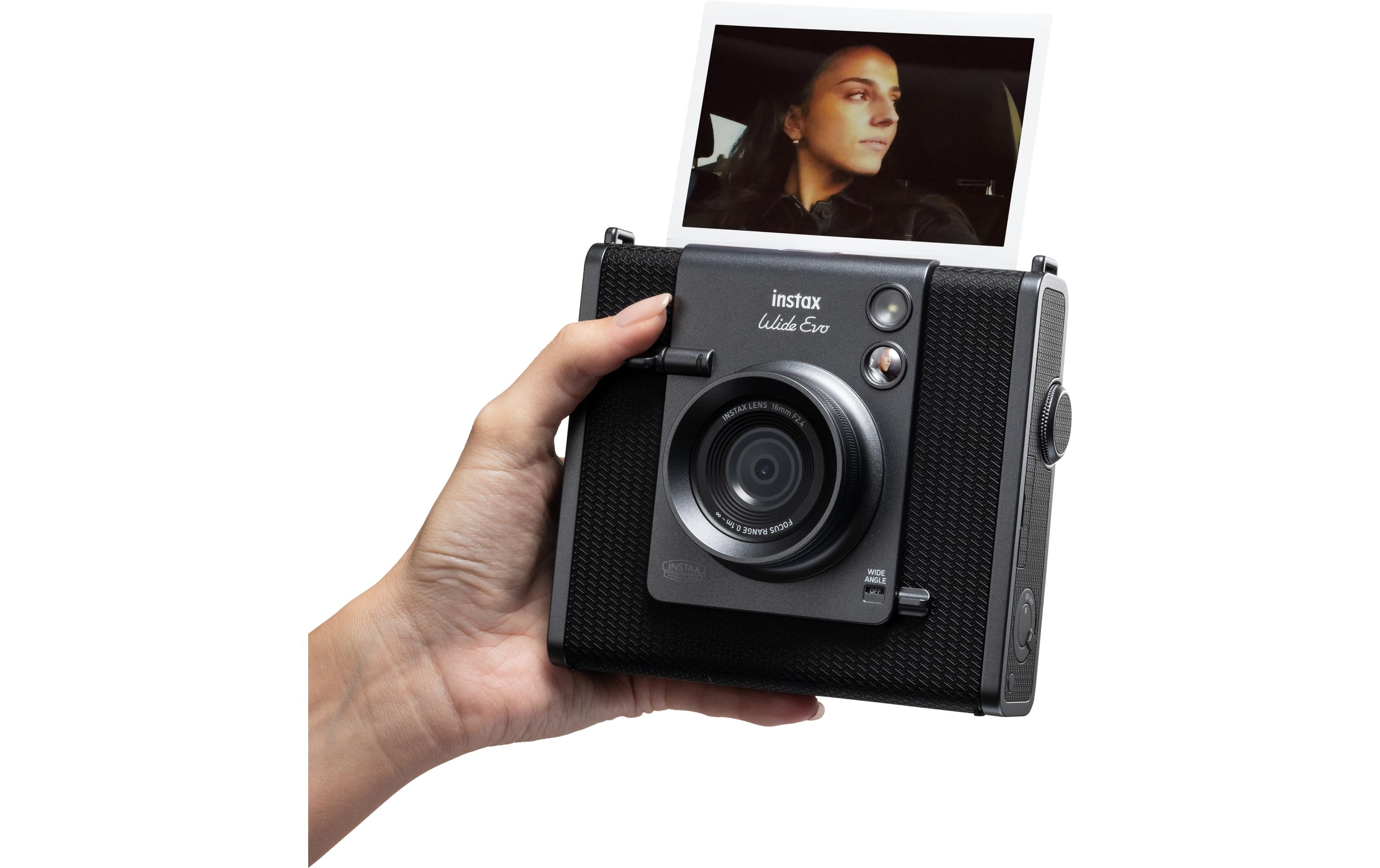 Fujifilm Fotokamera Instax Wide Evo Schwarz