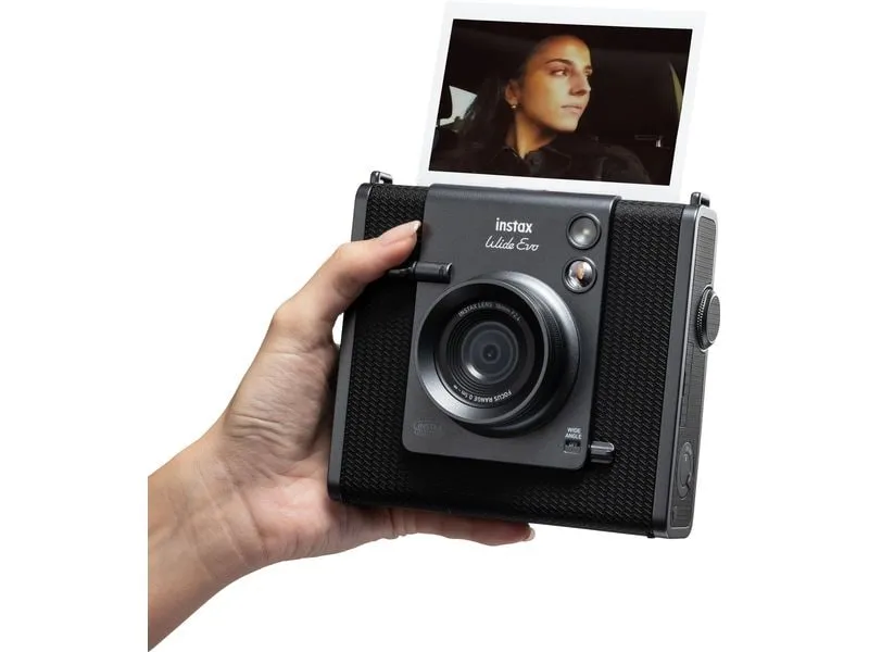 Fujifilm Fotokamera Instax Wide Evo Schwarz