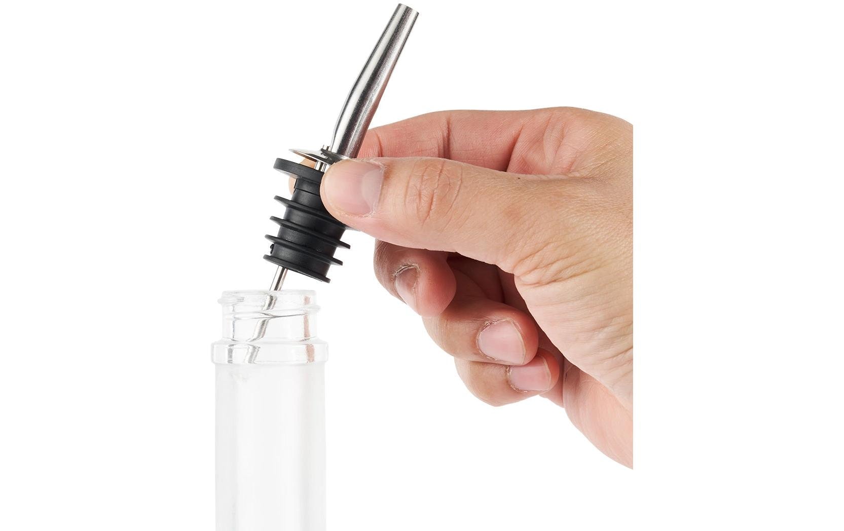 Oak & Steel Spirituosen-Dosierer 12 Stück, Silber