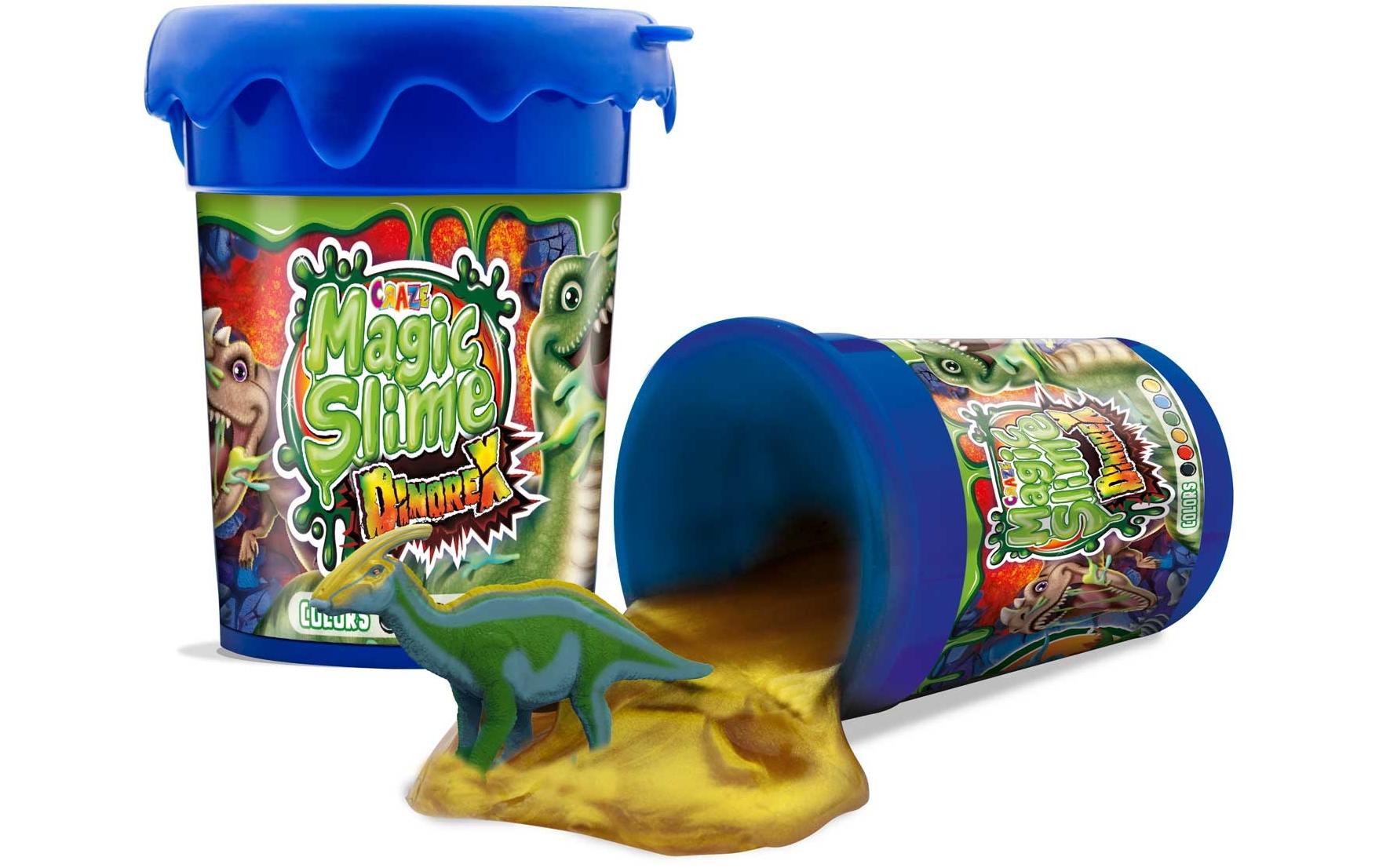 Craze Magic Slime Dino mit Sammelfigur assortiert Craze Magic Slime Dino mit Sammelfigur assortiert