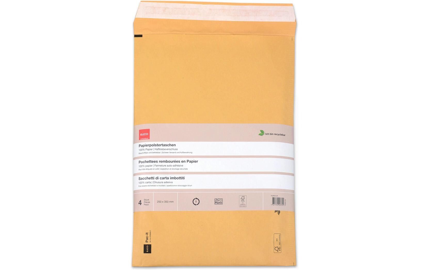 ELCO Versandtasche Zero Plastic 250 x 350 mm, 4 Stück ELCO Versandtasche Zero Plastic 250 x 350 mm, 4 Stück