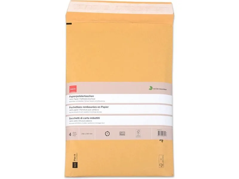 ELCO Versandtasche Zero Plastic 250 x 350 mm, 4 Stück ELCO Versandtasche Zero Plastic 250 x 350 mm, 4 Stück