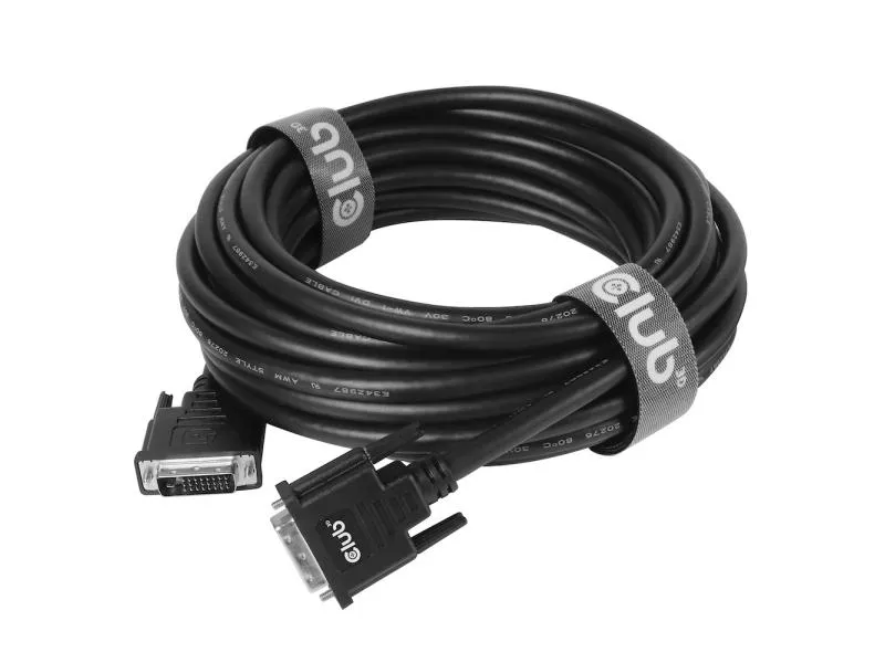 Club 3D Kabel DVI-D Dual Link 24+1 DVI-D - DVI-D, 3 m Club 3D Kabel DVI-D Dual Link 24+1 DVI-D - DVI-D, 3 m