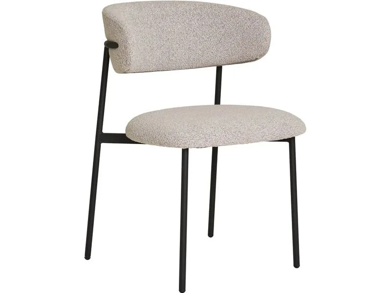 House Nordic Stuhl Mira 2 Stück, 80 x 55 cm, Beige House Nordic Stuhl Mira 2 Stück, 80 x 55 cm, Beige