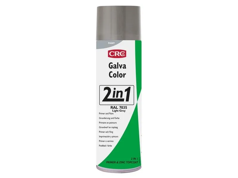 CRC Korrosionsschutz GalvaColor 2in1, 7035 Lichtgrau 500 ml CRC Korrosionsschutz GalvaColor 2in1, 7035 Lichtgrau 500 ml