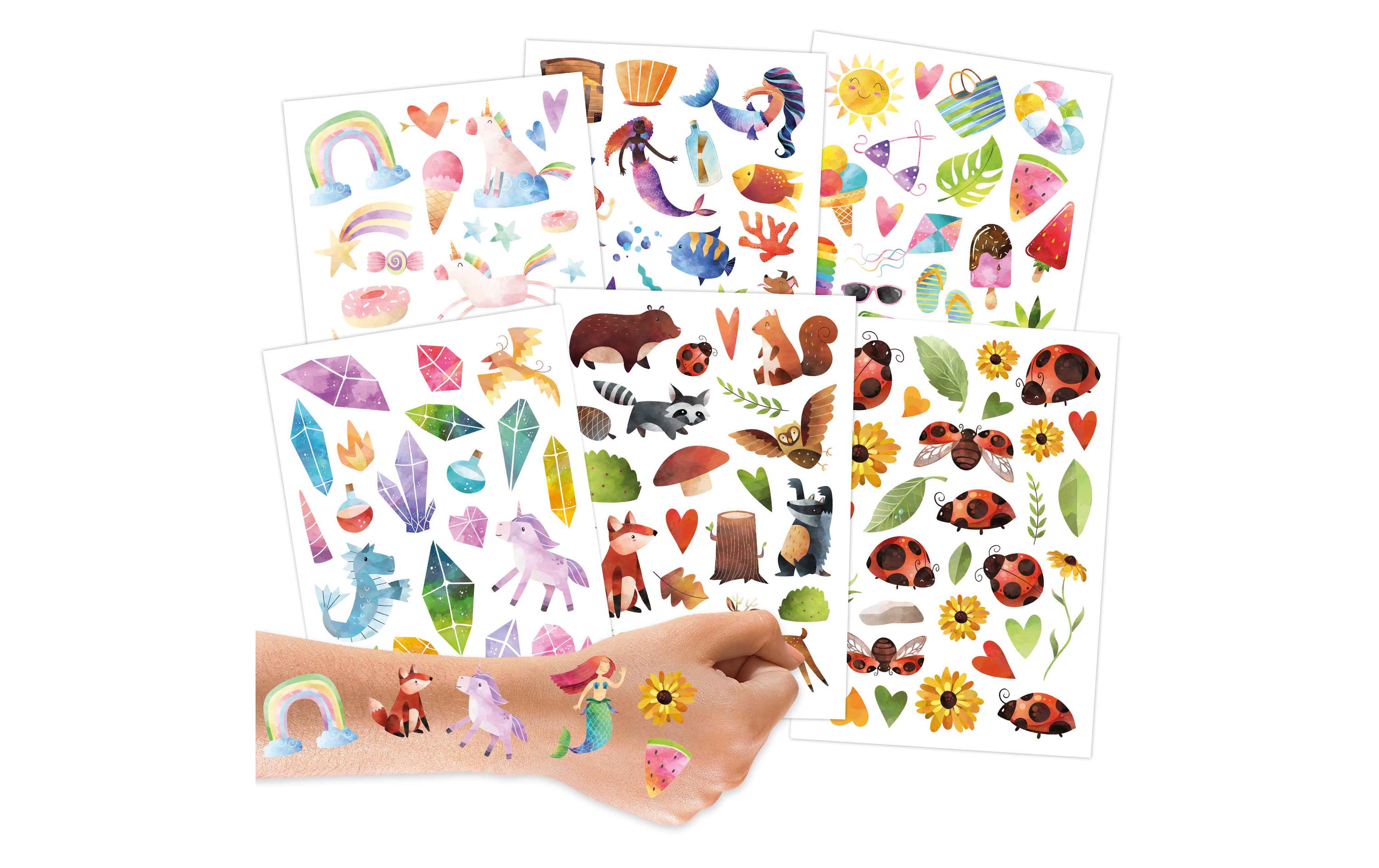 Papierdrachen Tattoo Set Metallic – Beach Vibes Papierdrachen Tattoo Set Metallic – Beach Vibes