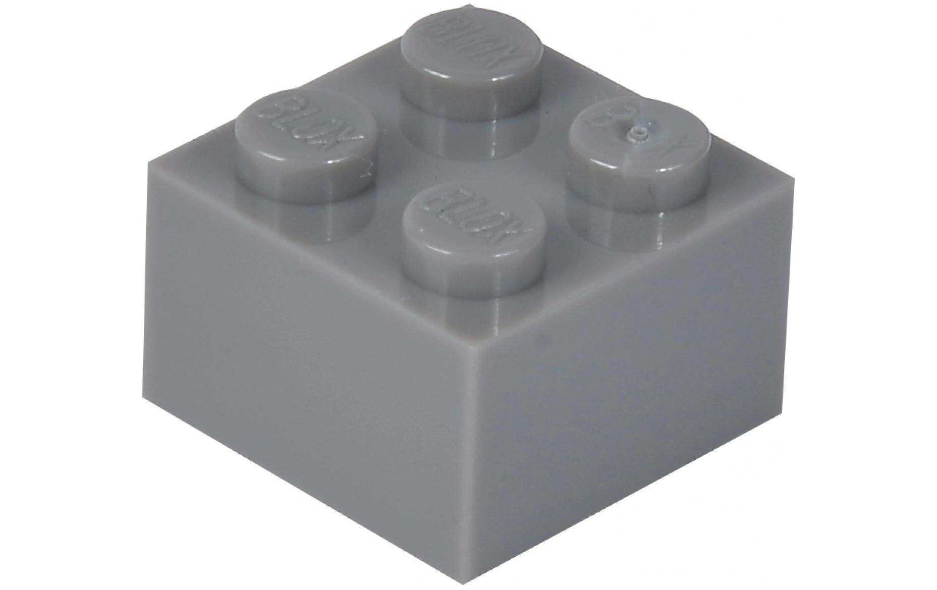 BLOX Bausteine 100 graue 4er Steine