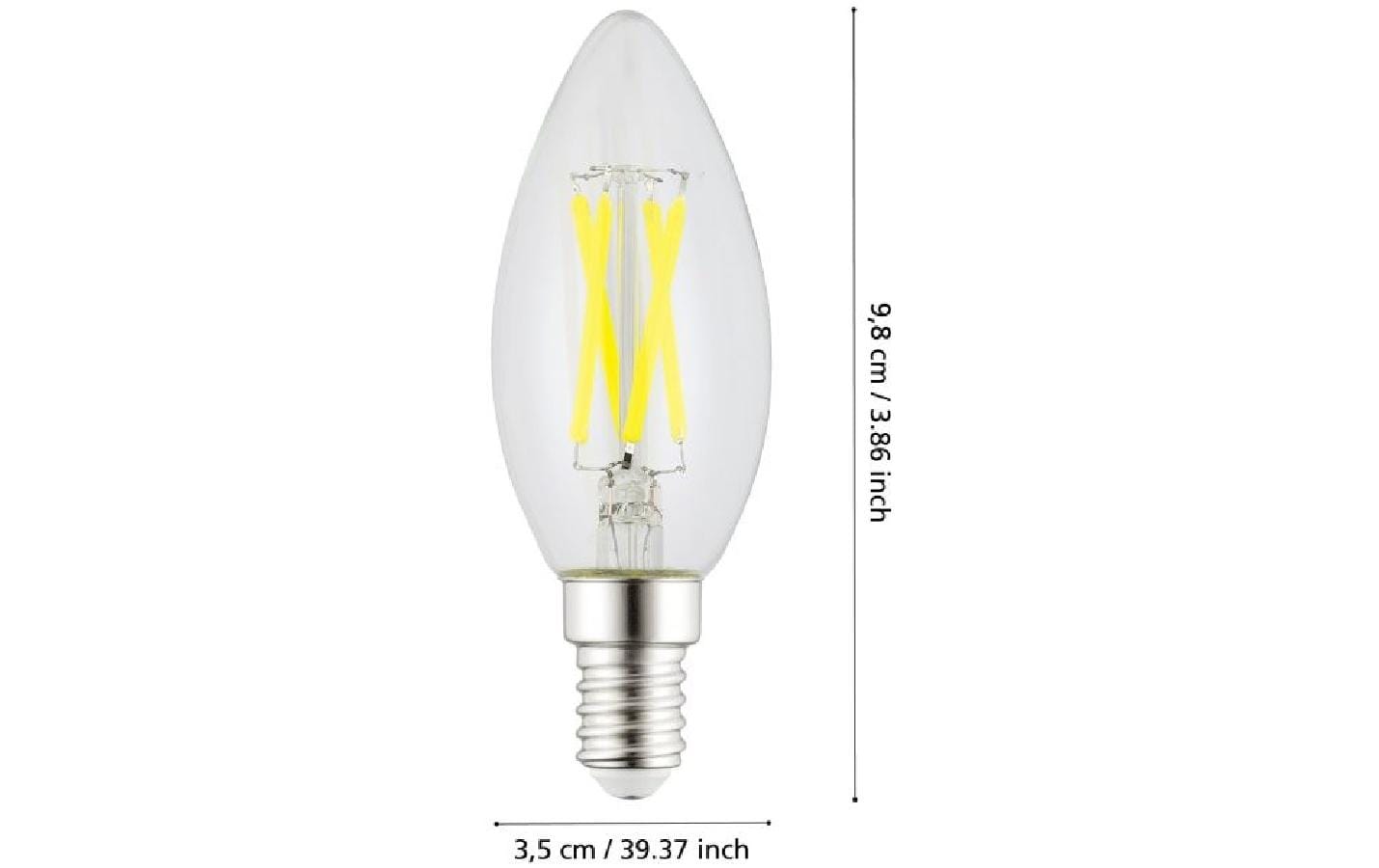 EGLO Leuchten Lampe 2.2 W E14 Warmweiss EGLO Leuchten Lampe 2.2 W E14 Warmweiss