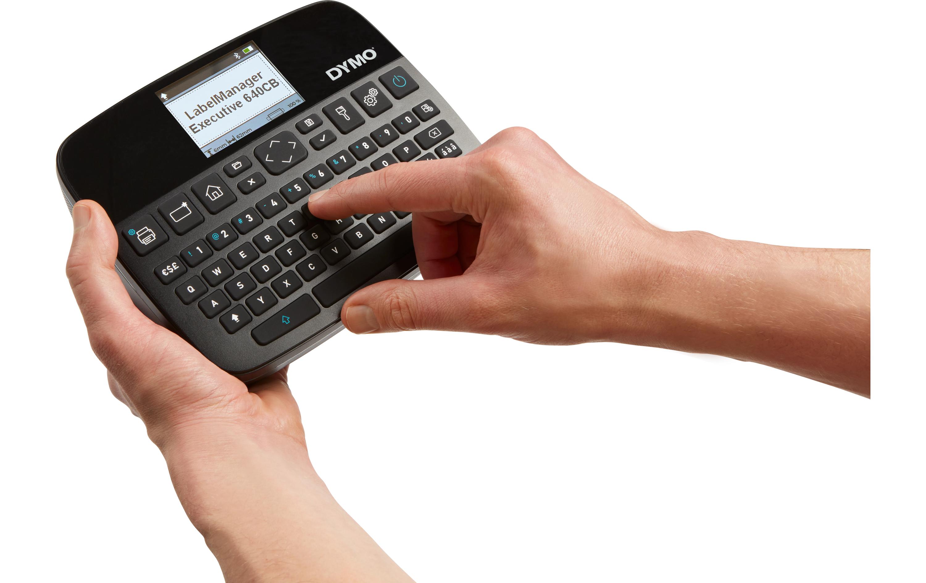 DYMO Beschriftungsgerät LabelManager 640 CB, QWZ-Tast. Koffer-Set