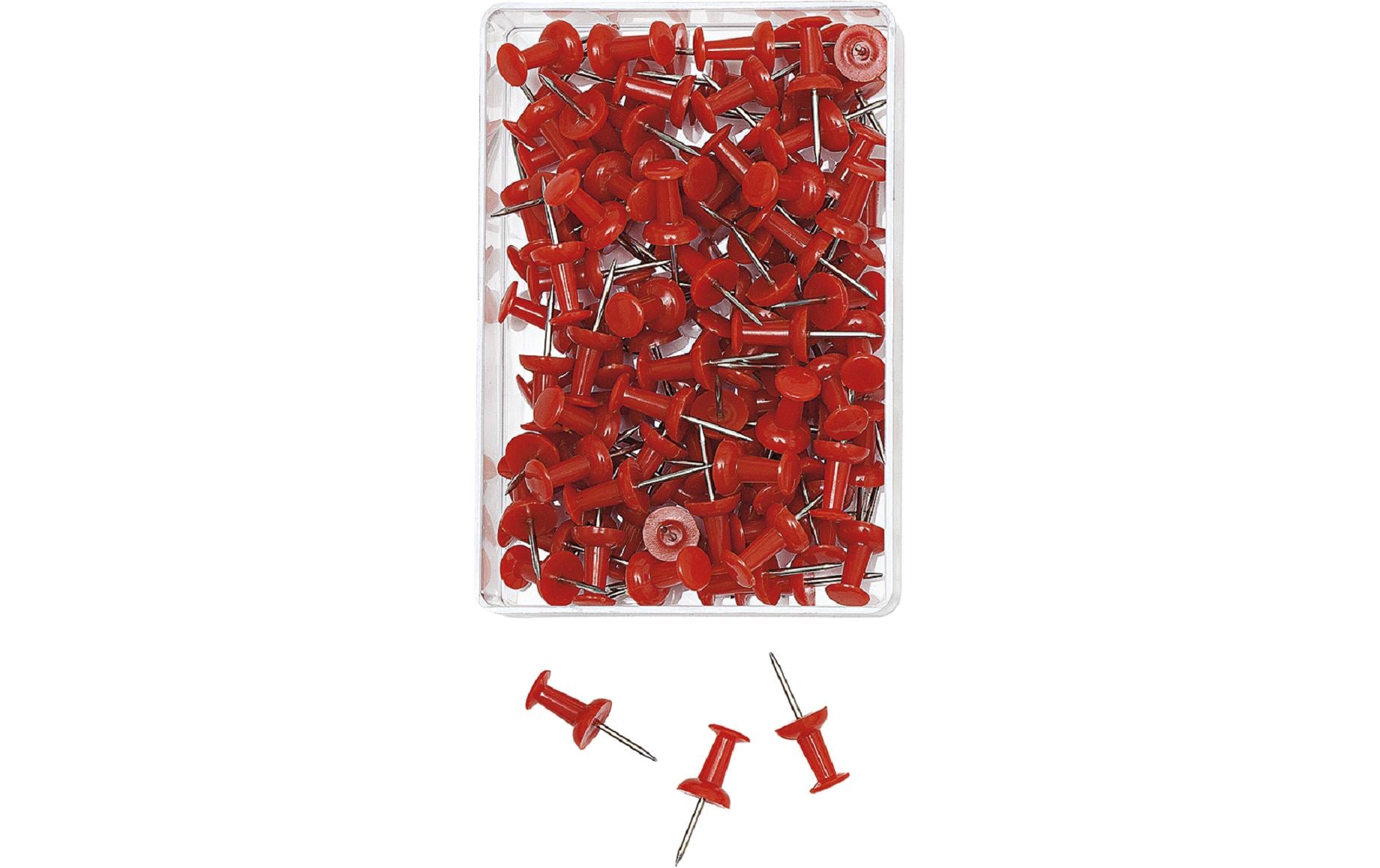 WEDO Reissnägel 9 mm Rot, 100 Stück WEDO Reissnägel 9 mm Rot, 100 Stück