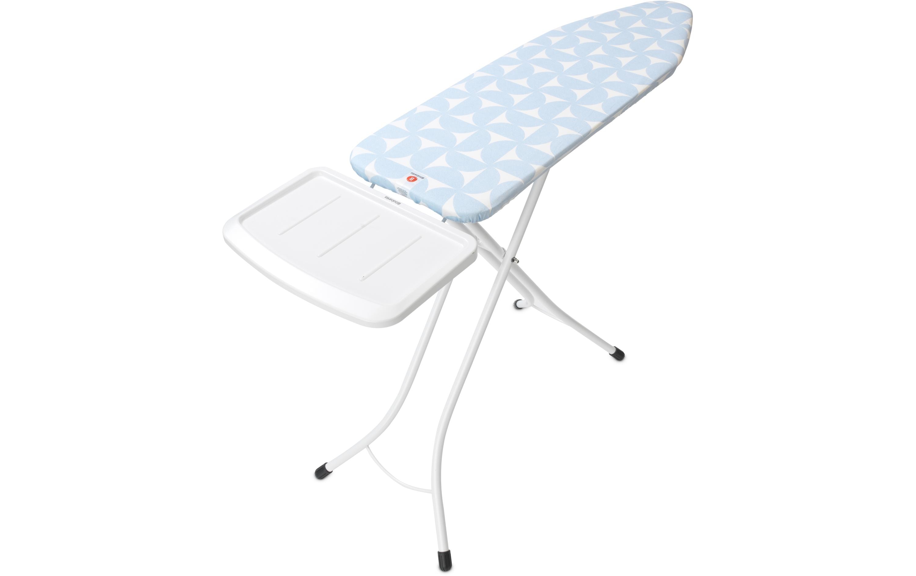 Brabantia Bügeltisch mit Dampfstationsablage Fresh Breeze 124 x 38 cm
