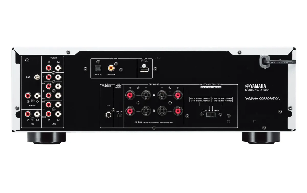 Yamaha Stereo-Verstärker A-S301 Silber Yamaha Stereo-Verstärker A-S301 Silber