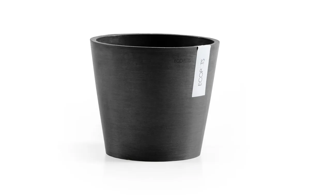 Ecopots Pflanzentopf Amsterdam 20, Dunkelgrau Ecopots Pflanzentopf Amsterdam 20, Dunkelgrau