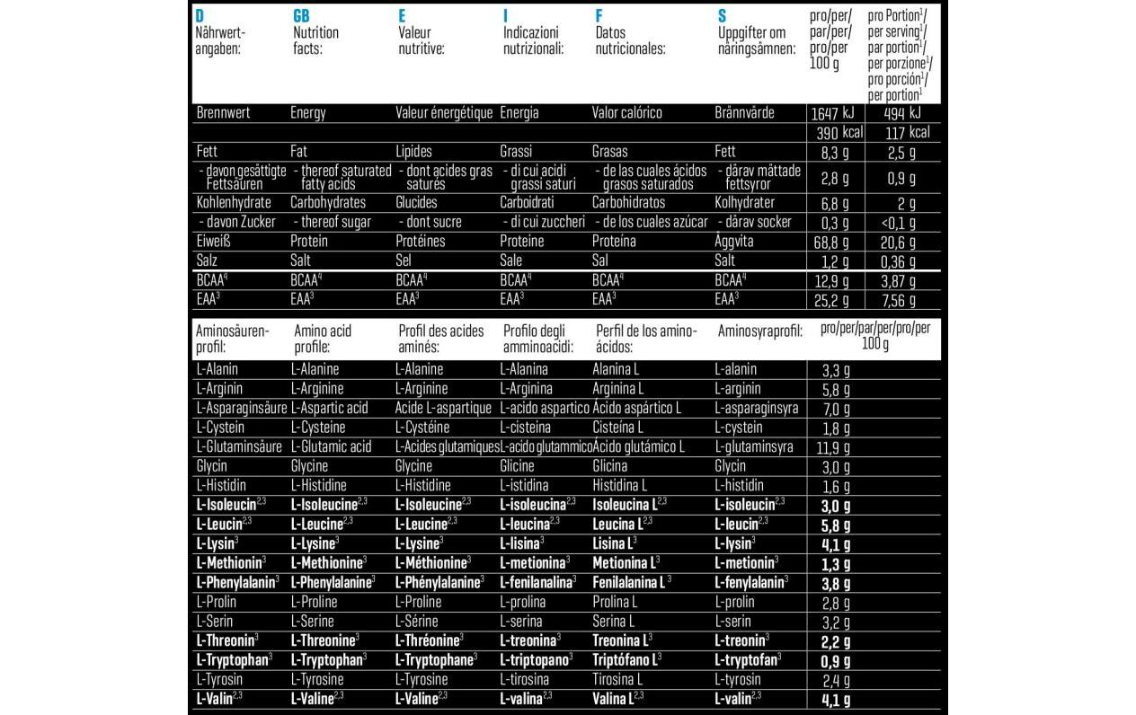 Body Attack Pulver Vegan Protein Schokolade 1000 g