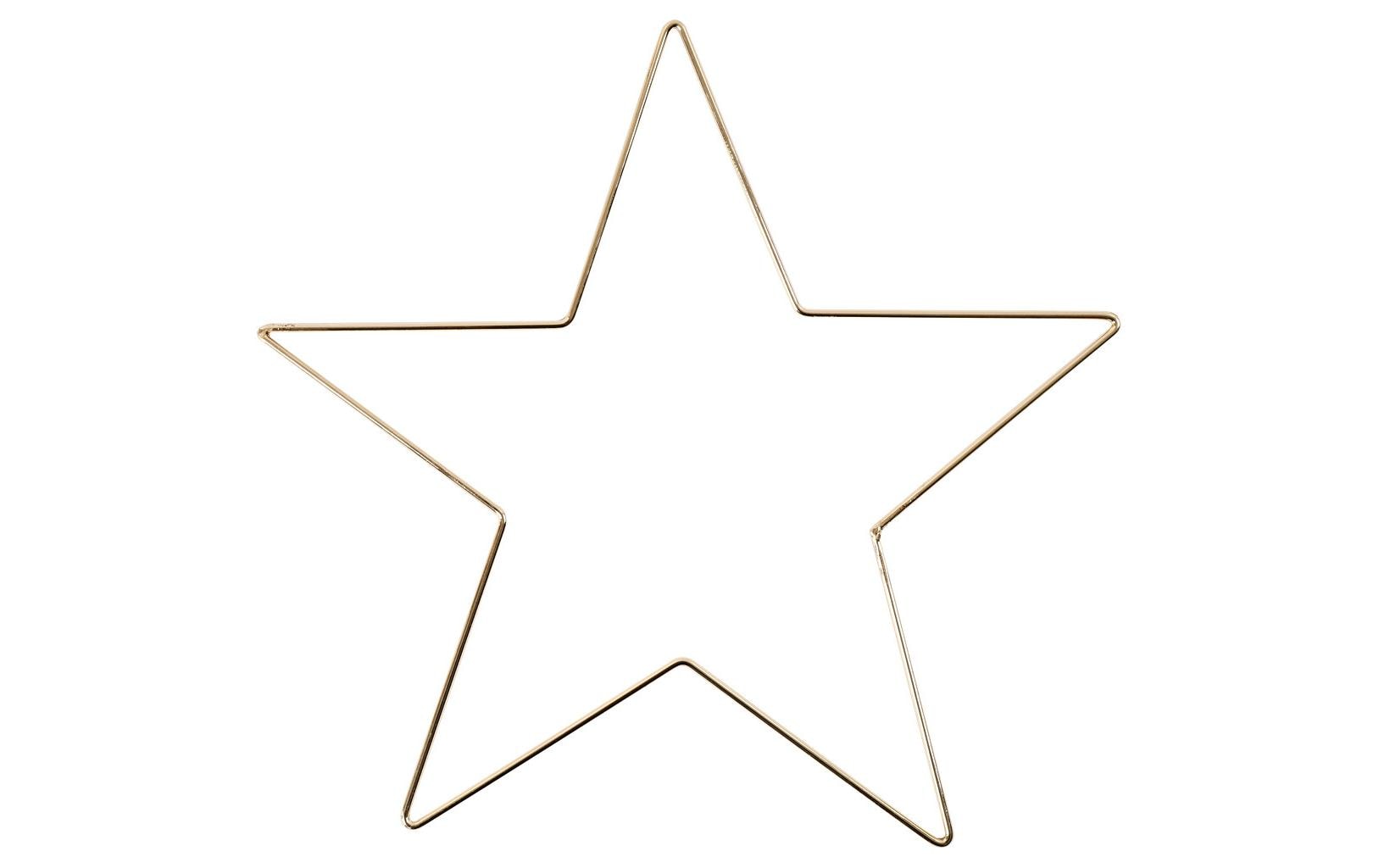 Creativ Company Metallstern Stern Ø 30 cm, Gold Creativ Company Metallstern Stern Ø 30 cm, Gold