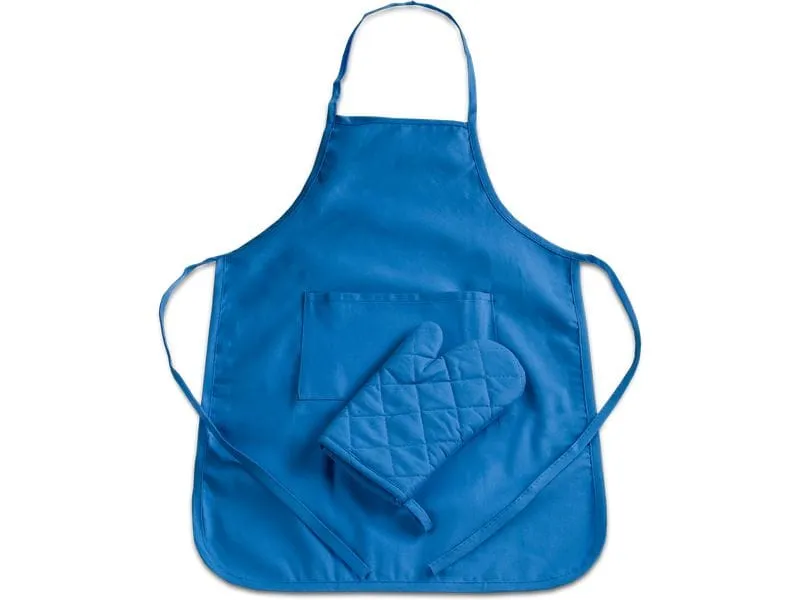 Städter Kochschürze Kleiner Hobbybäcker Kids Blau, 2-teilig