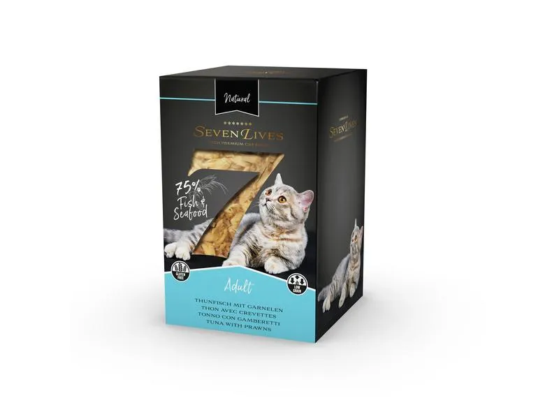 7Lives Nassfutter Adult Thunfisch mit Garnelen in Fischbrühe, 6x60g 7Lives Nassfutter Adult Thunfisch mit Garnelen in Fischbrühe, 6x60g