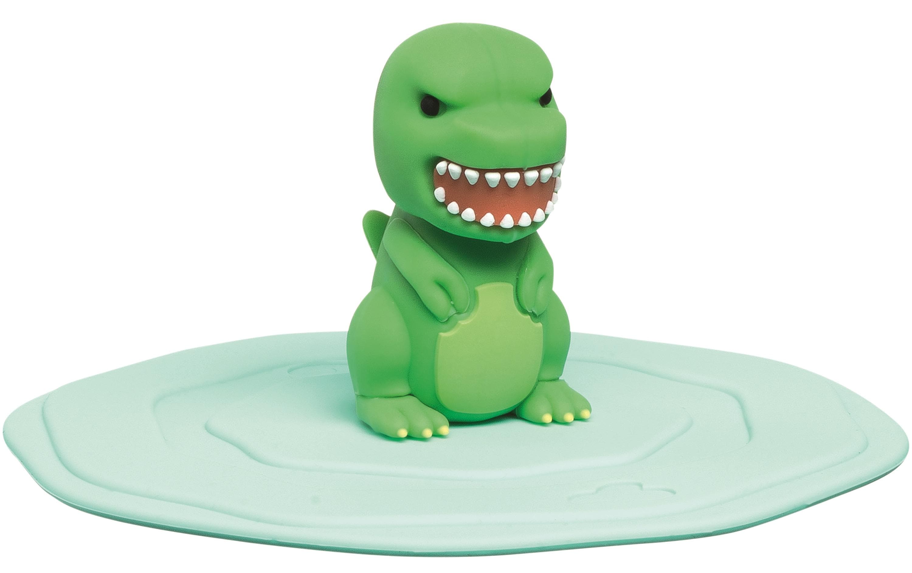 Leonardo Glasabdeckung Avventura Dinosaurier, Grün/Hellblau