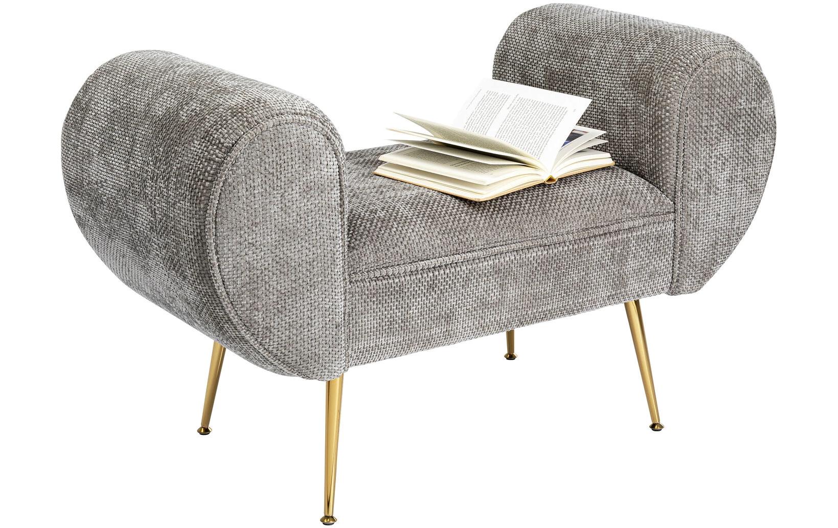 Kare Sitzbank Trono 100 cm, Grau