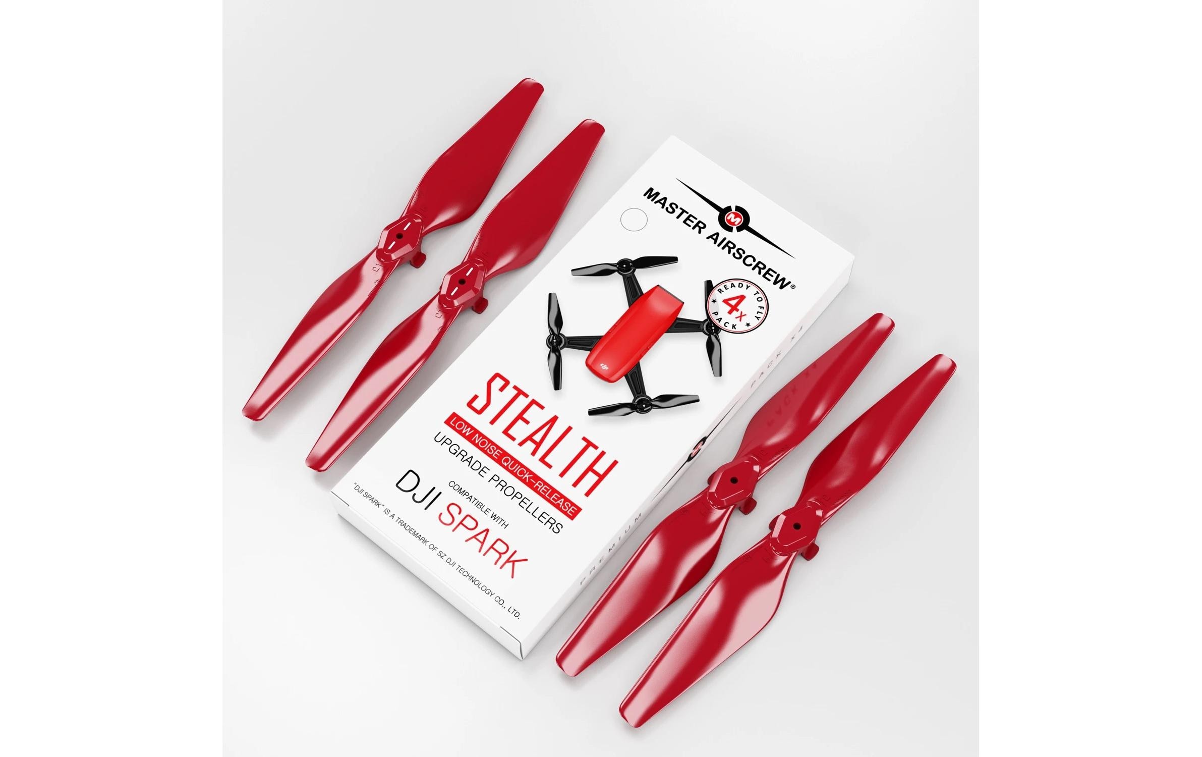Master Airscrew Propeller Stealth 4.7x2.9 Rot Spark