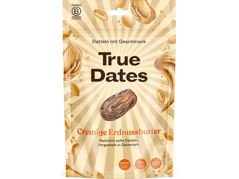 True Gum True Dates – Cremige Erdnussbutter 100g True Gum True Dates – Cremige Erdnussbutter 100g
