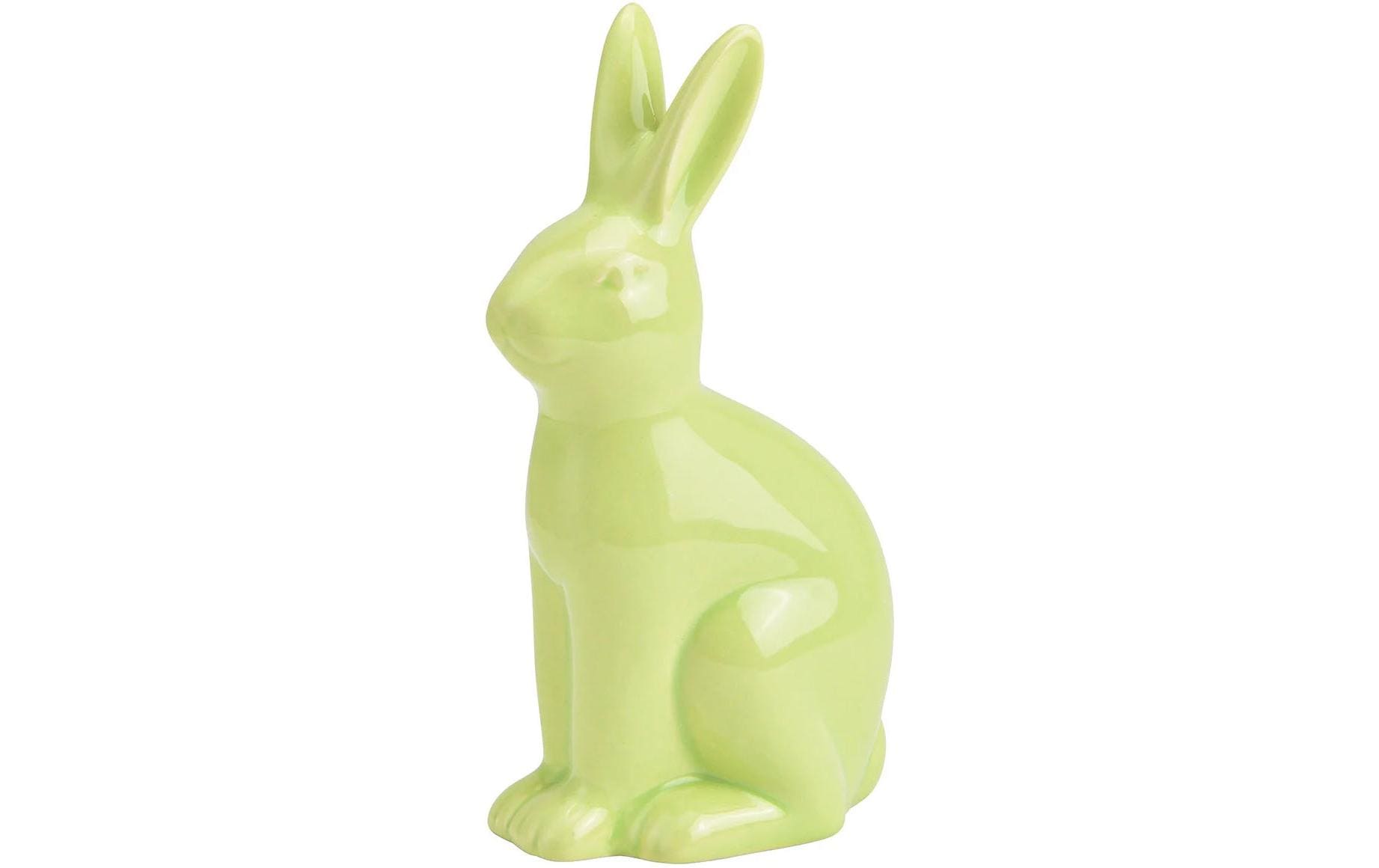 G. Wurm Aufsteller Hase 16 cm, Grün