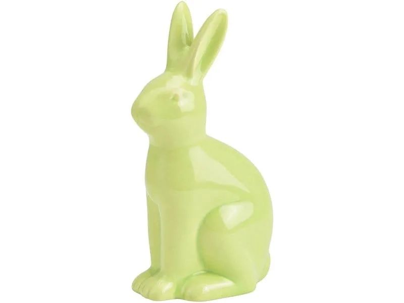 G. Wurm Aufsteller Hase 16 cm, Grün