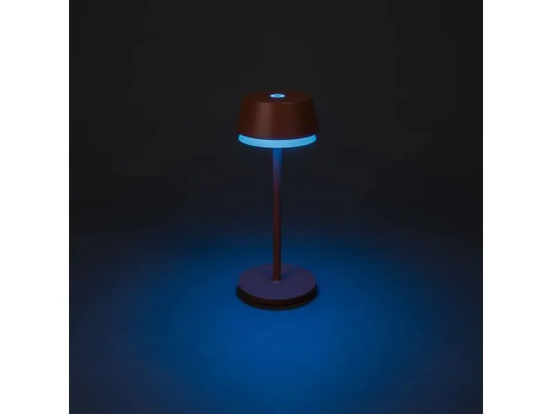 Konstsmide USB-Tischleuchte Lyon Terracotta, 2700-4000 K / RGB dimmbar