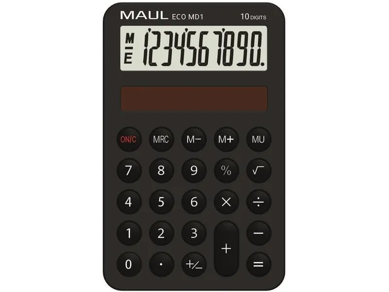Maul Taschenrechner ECO MD1 Schwarz