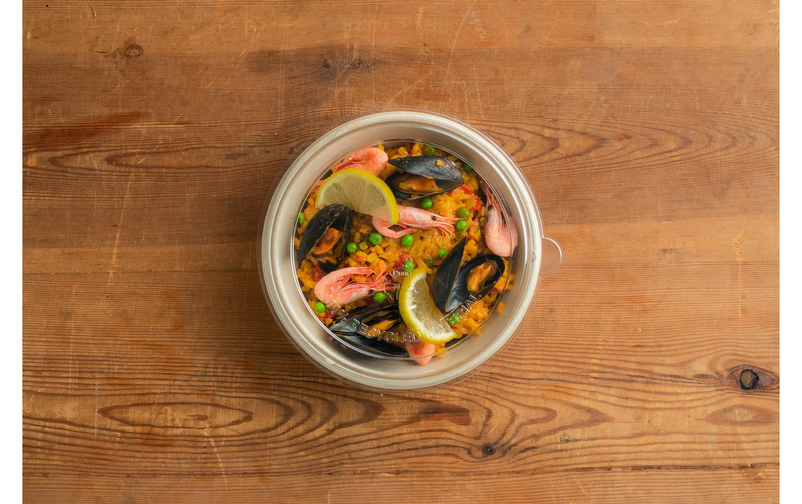 BioPak Deckel RPET 600 ml, 40 Stück