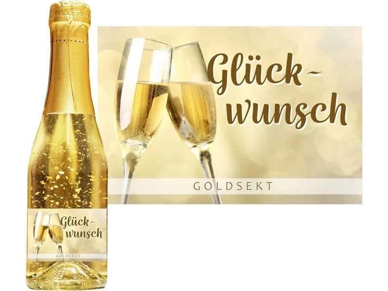 Trendcompany Geschenkidee Glückwunsch 2 dl Trendcompany Geschenkidee Glückwunsch 2 dl