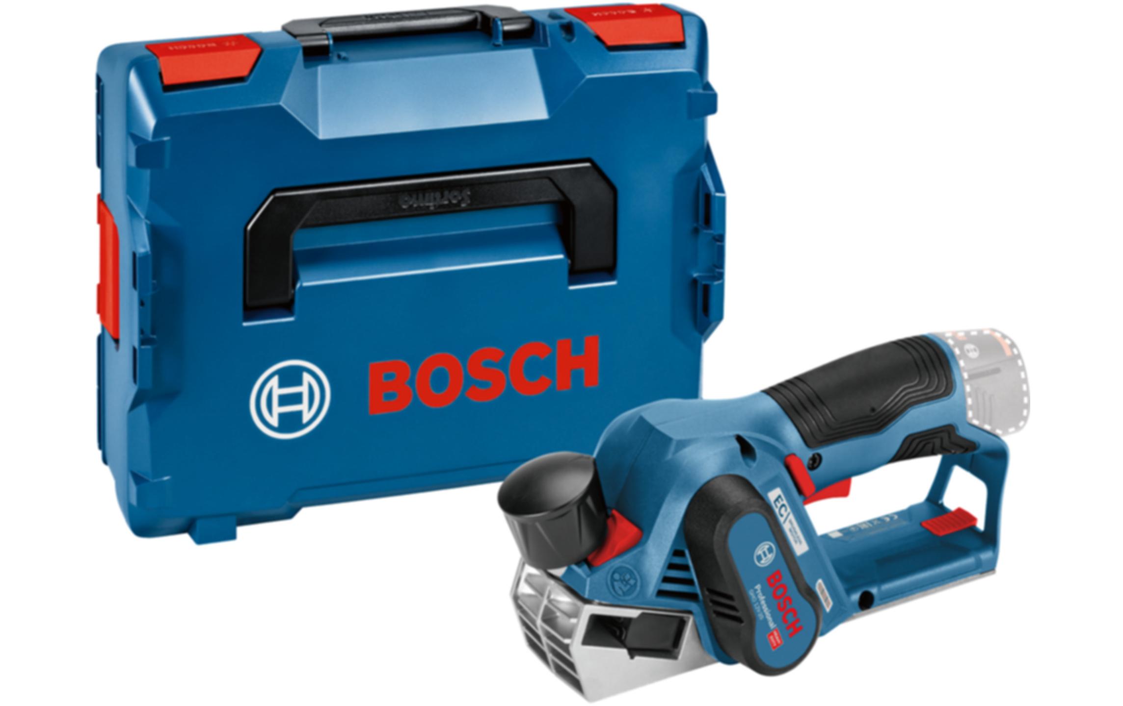 Bosch Professional Akku-Hobel PRO GHO 12V-20 in L-BOXX 136 (ohne Akku)