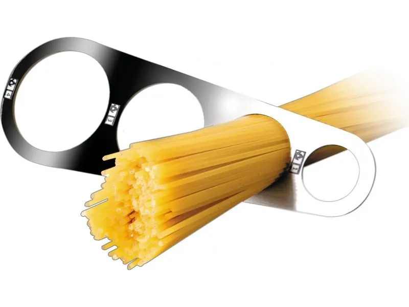 Ibili Nudel- und Spaghettimesser aus Edelstahl 16.5 cm Silber