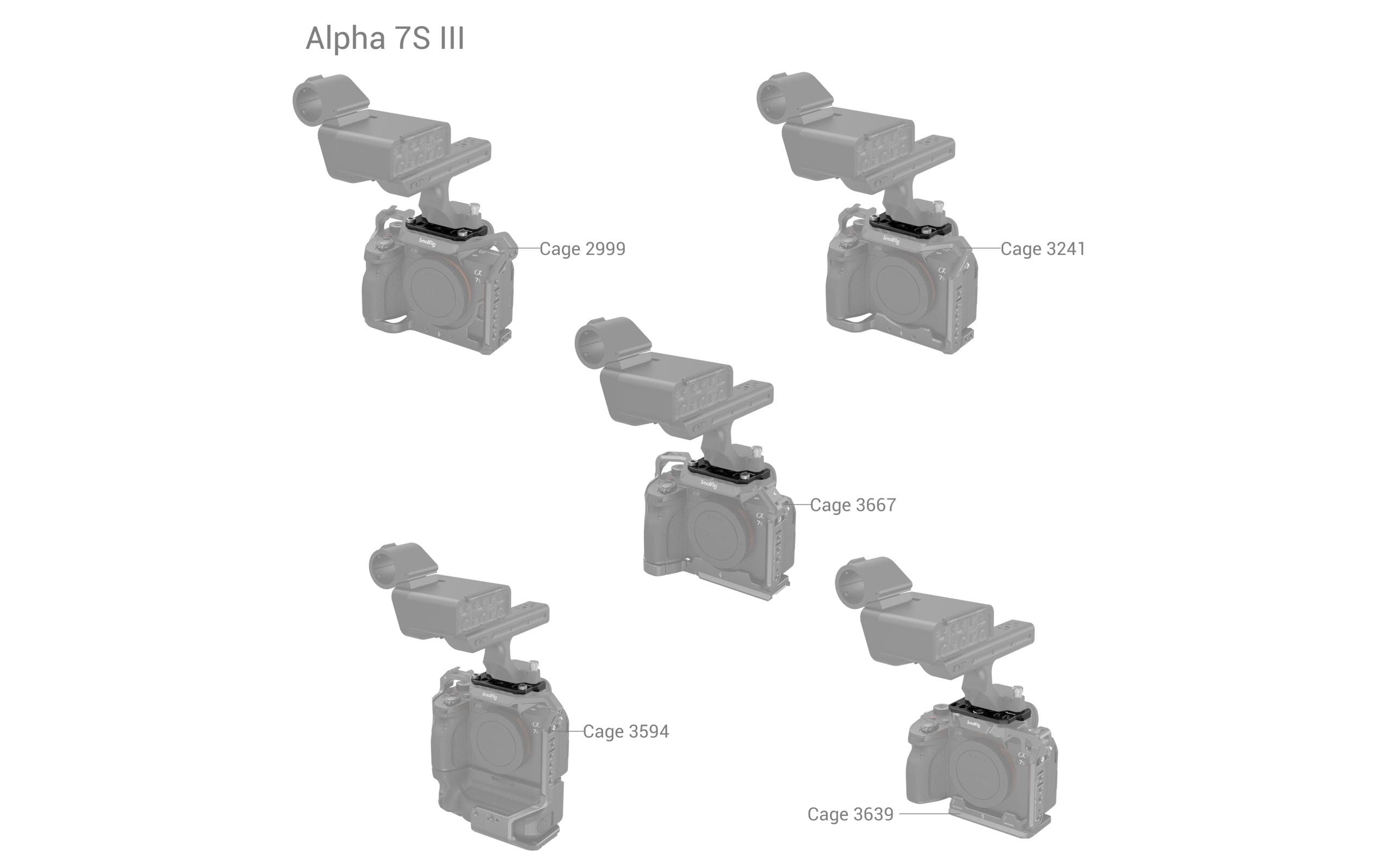 Smallrig Adapter Plate für Sony FX3 XLR Handle