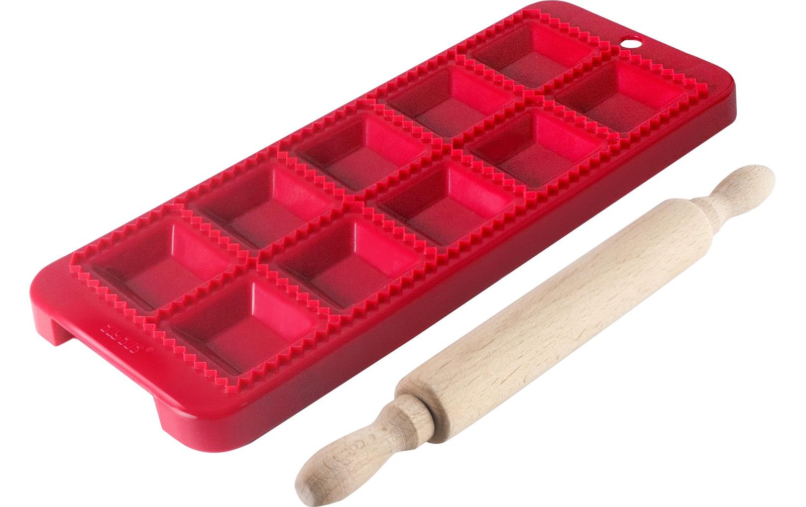 Ibili Ravioliform + Rollstab quadratisch 30 x 12 cm Eckig