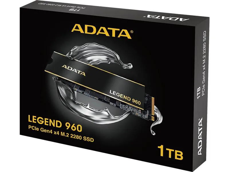 ADATA SSD Flash Legend 960 M.2 2280 NVMe 1000 GB ADATA SSD Flash Legend 960 M.2 2280 NVMe 1000 GB