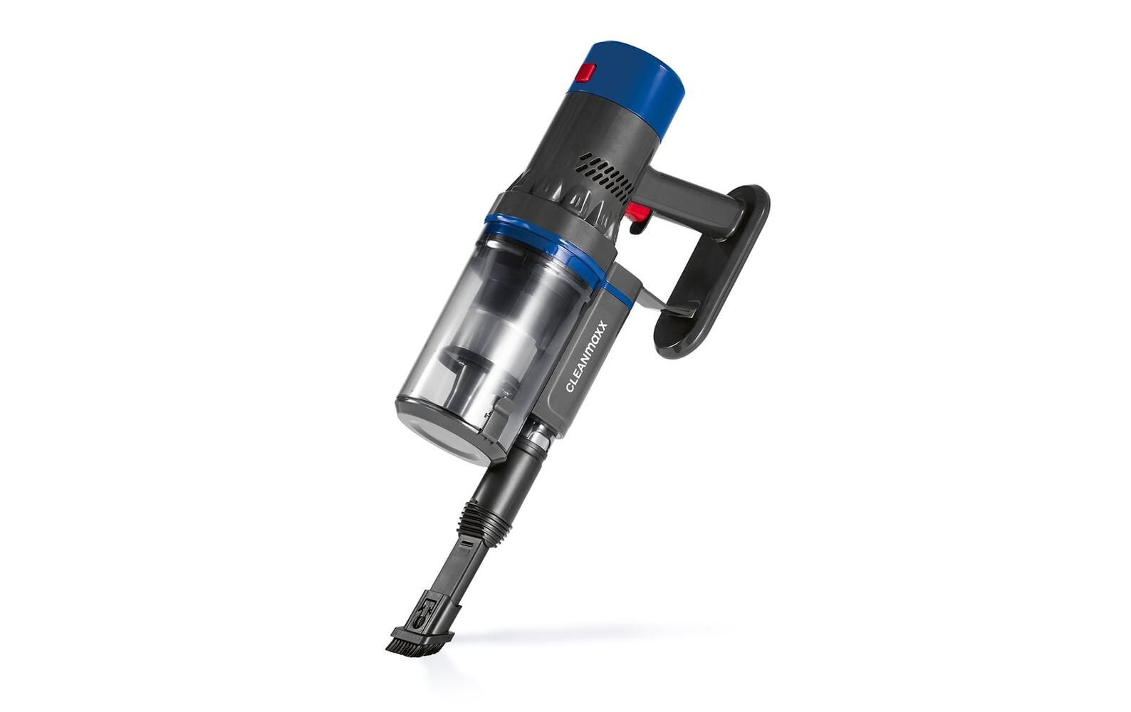 CLEANmaxx Akku-Hand- und Stielsauger Grau / Blau