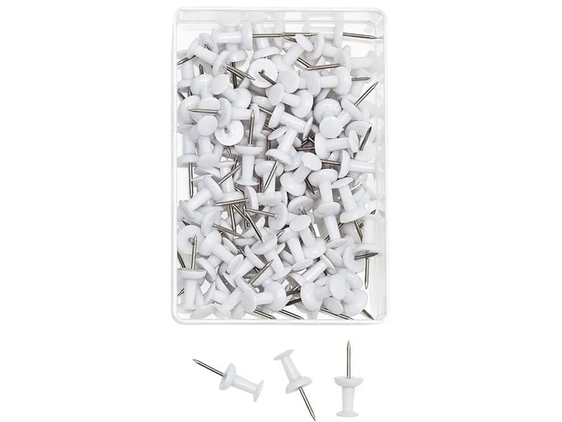 WEDO Reissnägel 9 mm Weiss, 100 Stück WEDO Reissnägel 9 mm Weiss, 100 Stück