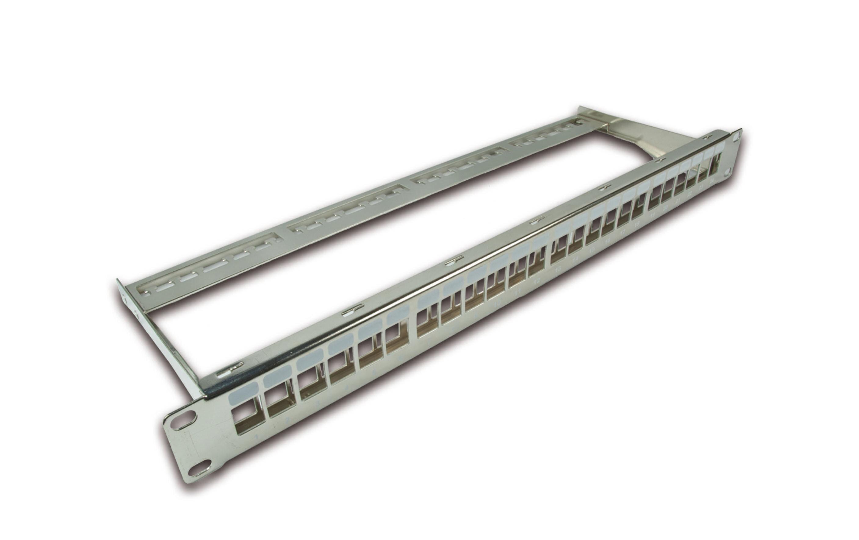 Wirewin Patchpanel 24 Port, Keystone, 1HE 19 Rack