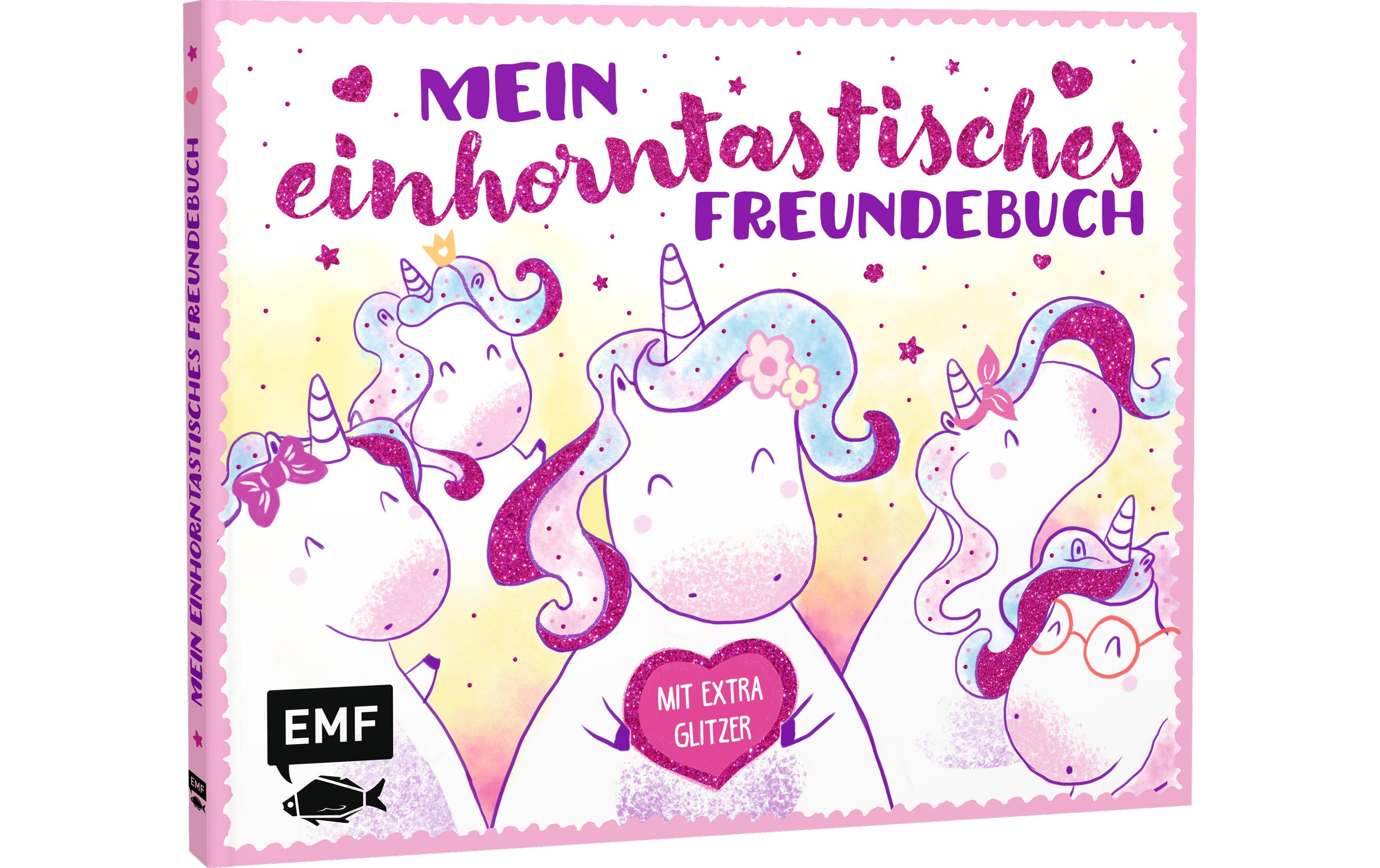 EMF Freundebuch Einhorn Pink