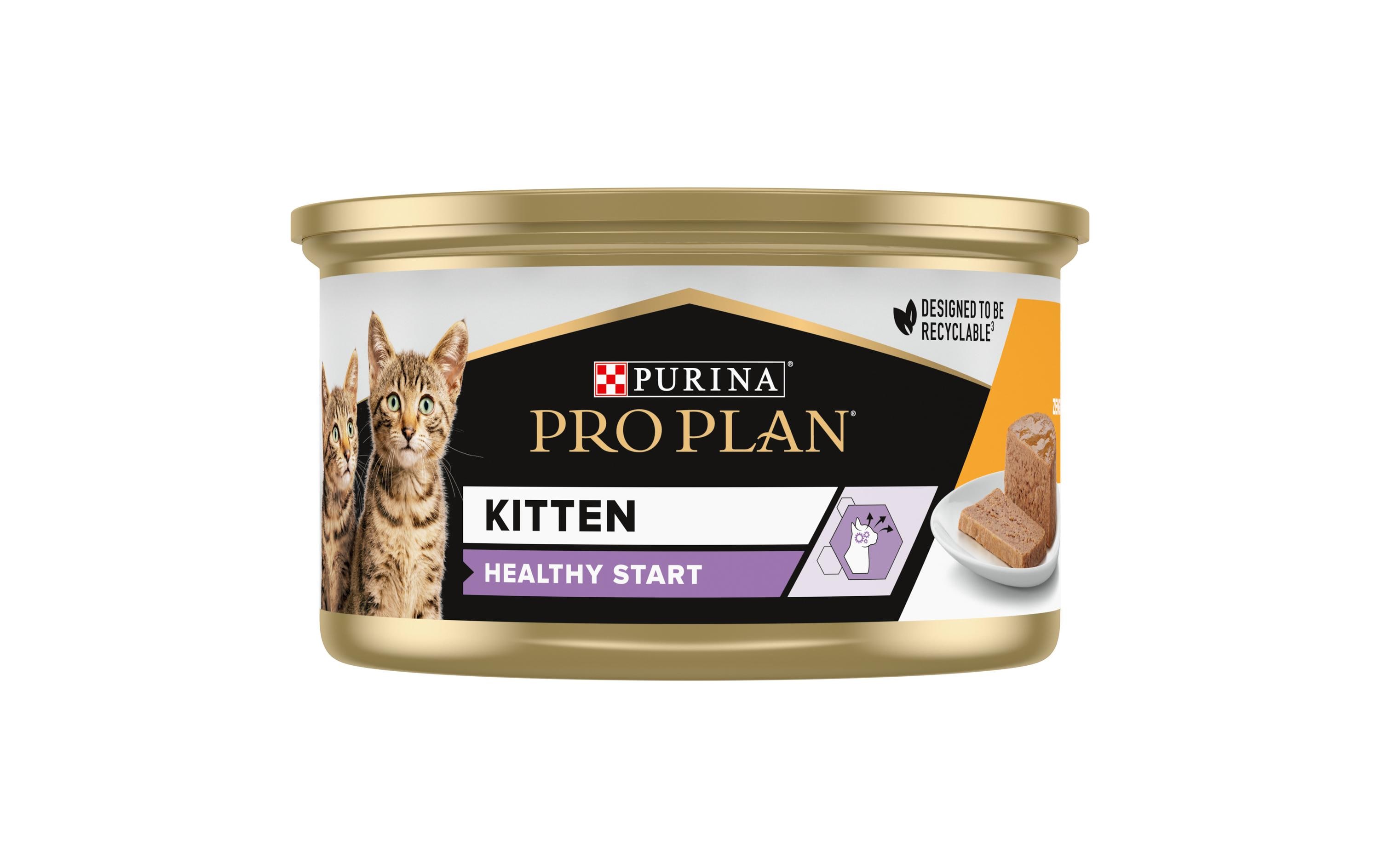 Purina Pro Plan Nassfutter Kitten Healthy Start Huhn, 24 x 85 g