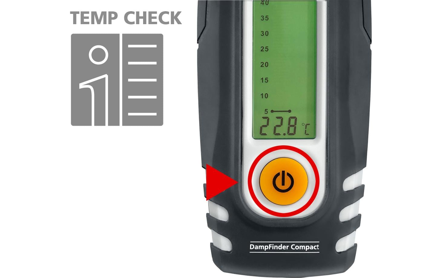 Laserliner Materialfeuchtemessgerät DampFinder Compact